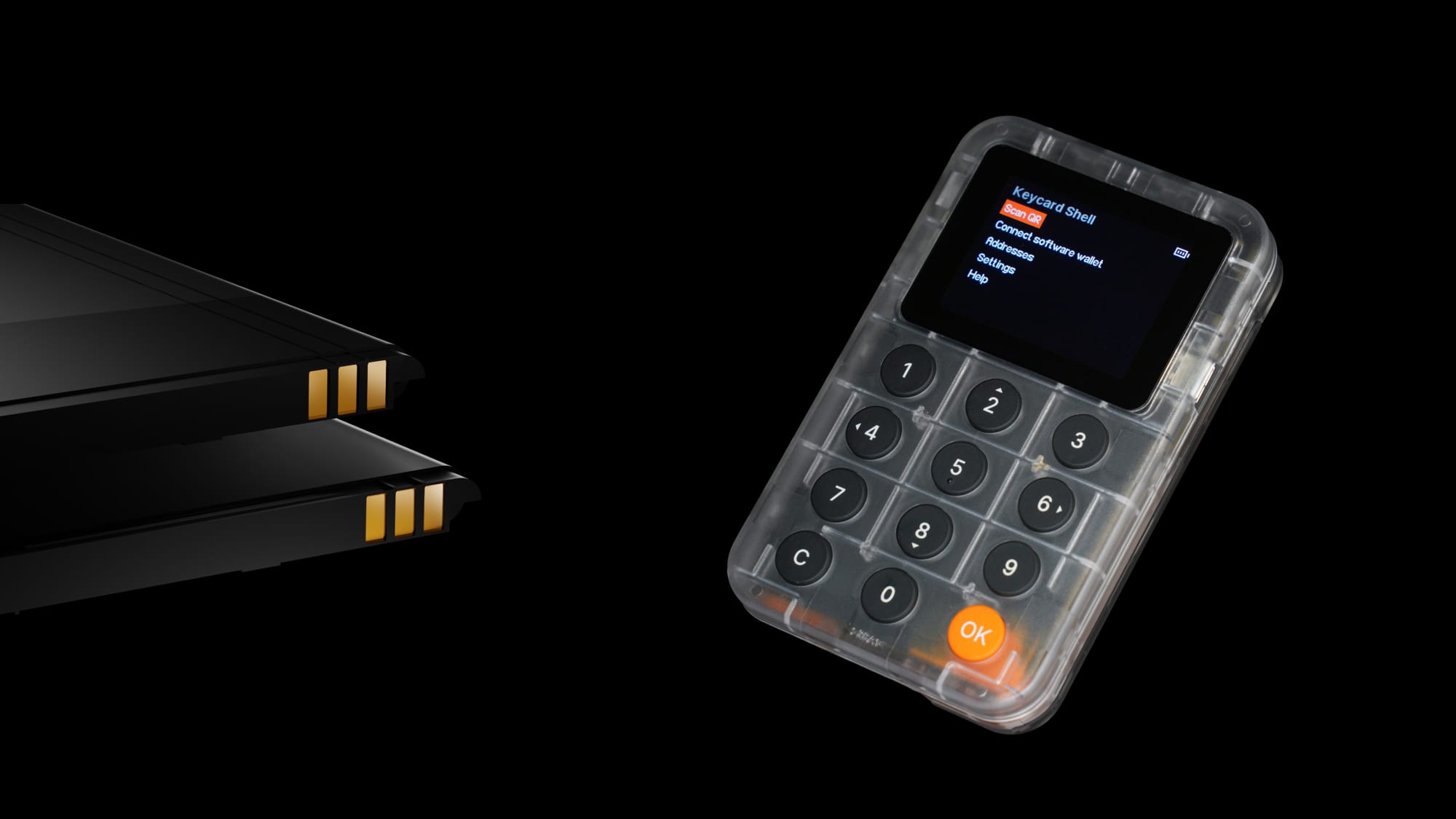 Diagram showing reproducible build verification between hardware wallet source code and shipped firmware binary