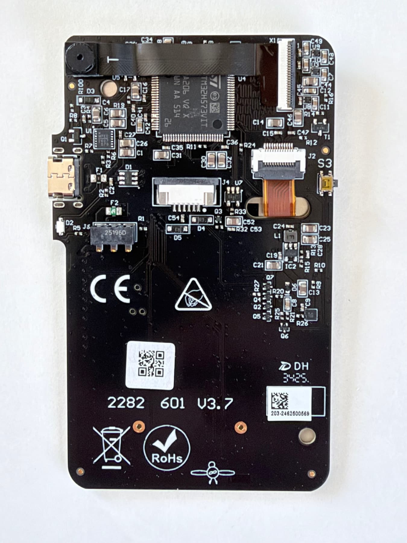 Back side of the main board